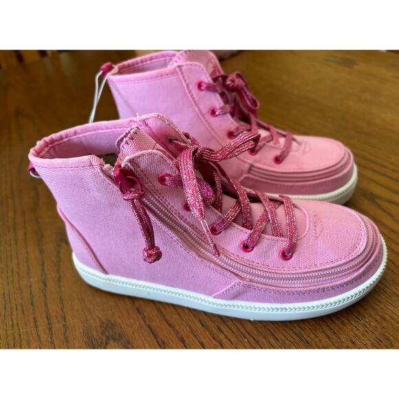 NWT Billy Footwear- Haring Essential Hi Top- Pink-Big Kid 3 - Picture 2 of 9